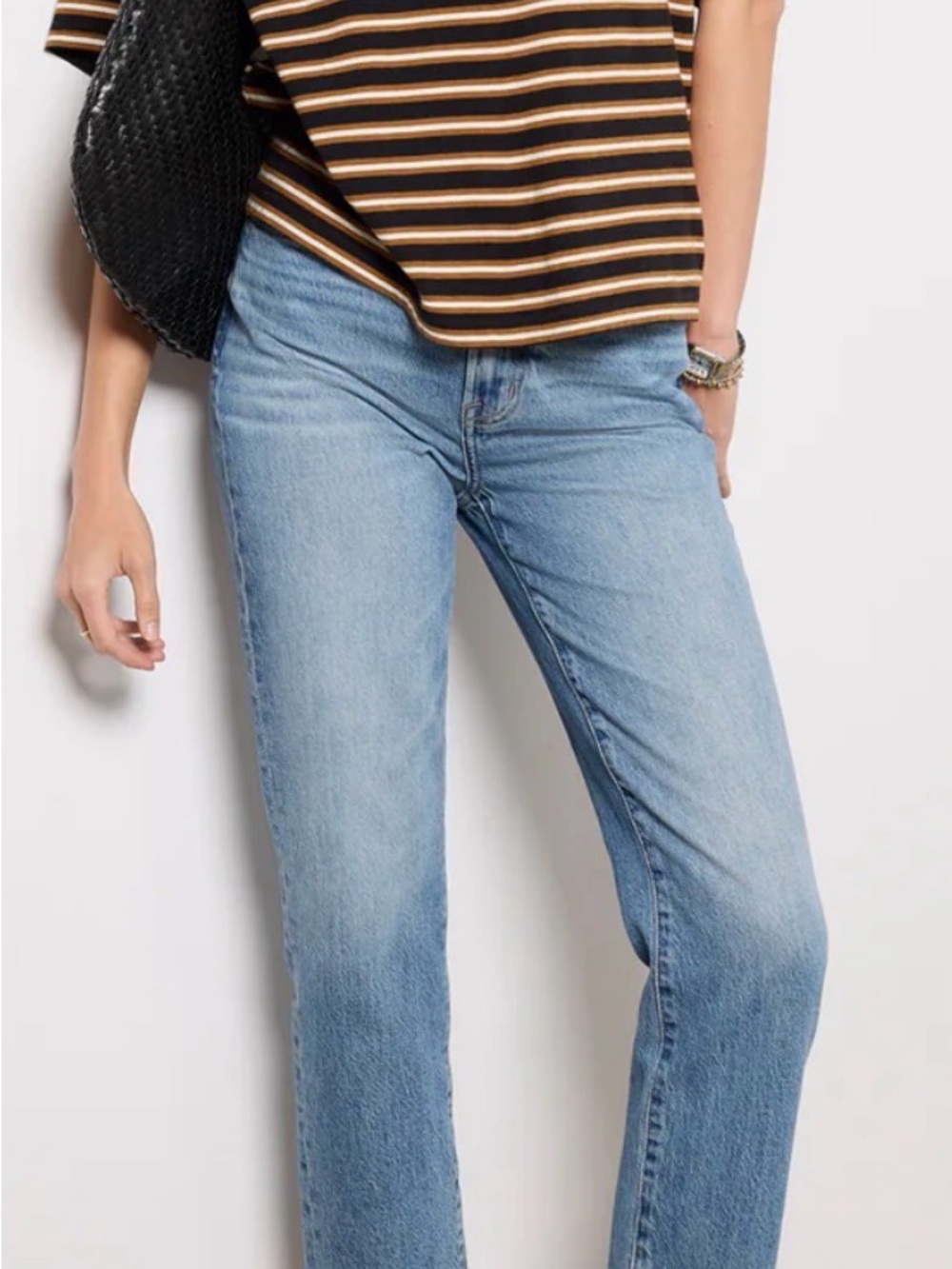 pistola Mid Wash Straight-Leg Jeans
